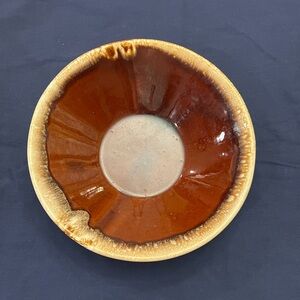 Vintage McCoy USA Pottery Stoneware Drip Glaze 8.5” Bowl